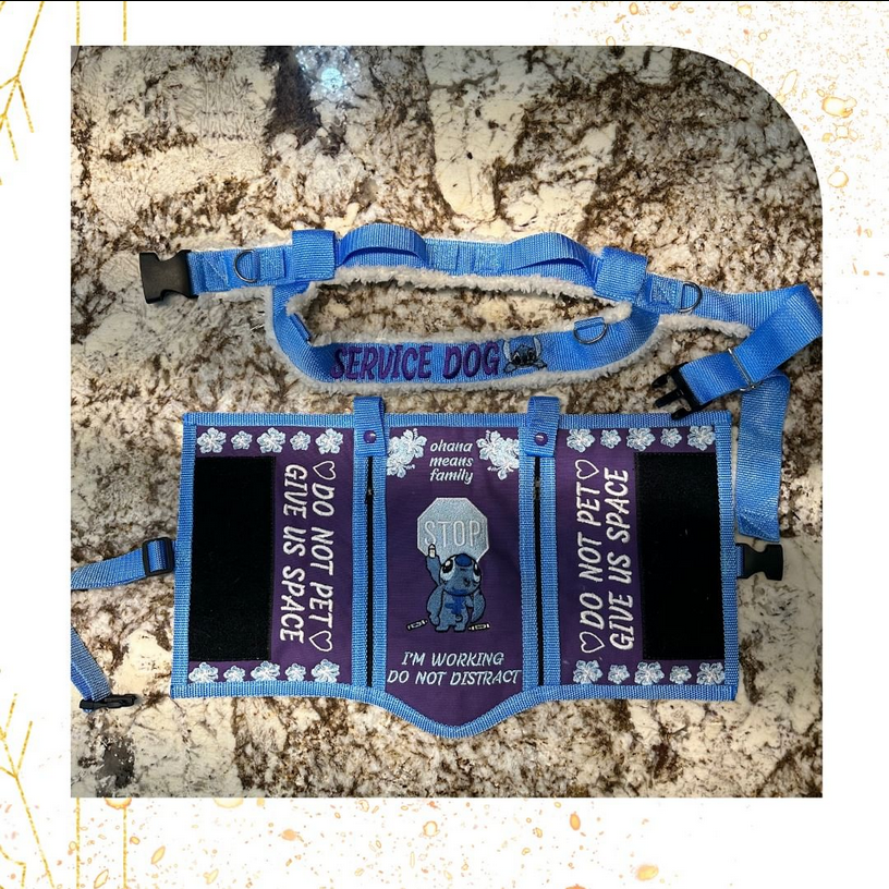 Custom Straight Front Harness